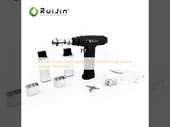 장수 충전기 액세서리와 함께 1/4 인치 턱 크기의 수술 뼈 드릴